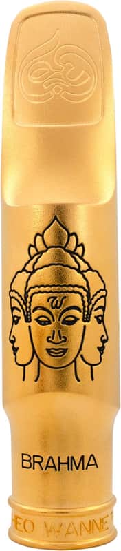 Theo Wanne Brahma Tenor Saxophone Mouthpiece - 6* Gold-plated image 1