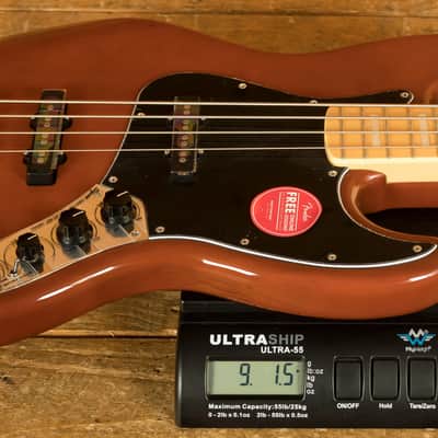 Squier Classic Vibe Active 70s Jazz Bass - Maple - Mocha image 8