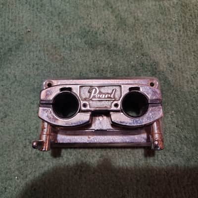 Pearl Bass Drum Double Tom Mount - Chrome image 1