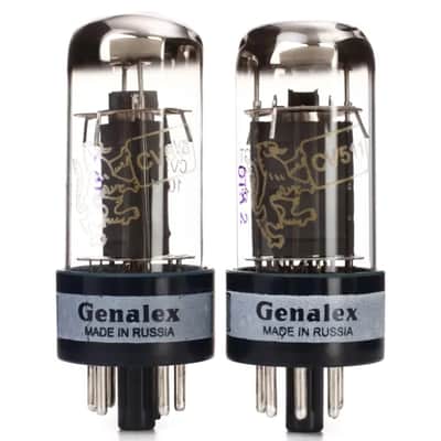 Genalex Gold Lion 6V6GT / CV-511 Power Tube, Matched Pair. Brand New w/ 24-Hour Burn-In! image 1