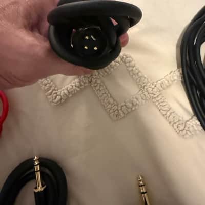 Lot of 9 XLR Male to Balanced 1/4 Cables Stereo 9 Cable Bundle image 6