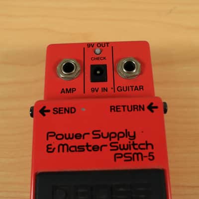 Boss PSM-5 Power Supply & Master Switch Guitar Effect Pedal image 5