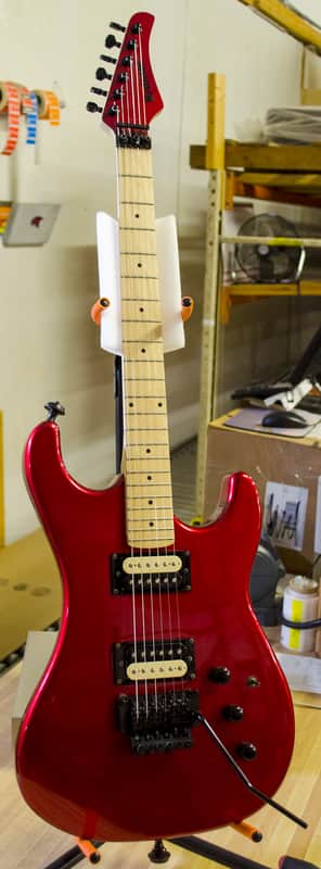 Used Kramer Classic Series Pacer Electric Guitar Candy Apple Red Finish image 1