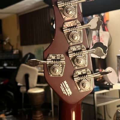 Ernie Ball Music Man Bongo 5 HH 2003 - 2009 - Rolls Burgundy image 4