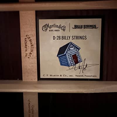 Martin D-28 Billy Strings Dreadnought Acoustic Guitar w/ Hardshell Case and Free Pro Setup image 7