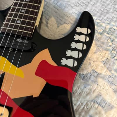 ESP LTD GL-200K George Lynch Signature 2011 - 2018 - Black with Kamikaze Graphic image 9
