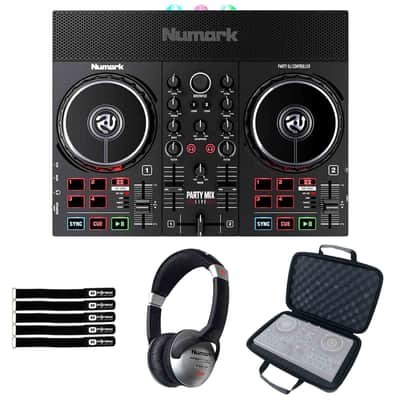 Numark Party Mix Live Built In Light Show & Speakers DJ Controller w Carry Case image 1