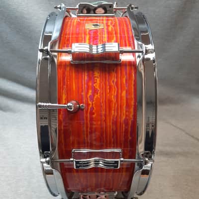 Ludwig USA Legacy Mahogany Jazz Fest 5X14 - Mod Orange image 1