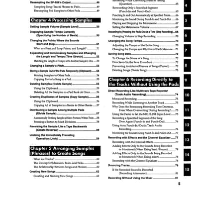 Roland SP-808 — Owners Manual User Guide Instructions — 196 Pages — USA Made image 3