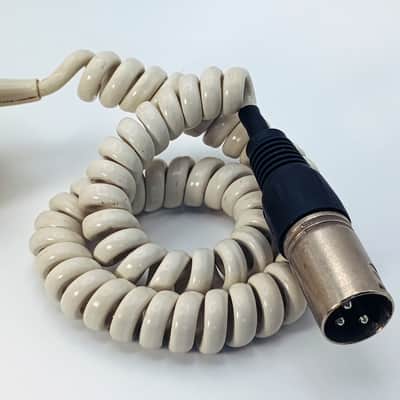 Custom Lo-Fi Telephone Microphone - NT Dawn ‘Pancake’ 1970’s Phone Mic - Beige w/ Base image 6