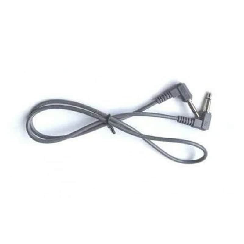 Doepfer A-100CANG50 3.5mm Mono TS Right-Angled Mini-Jack Plug Patch Cable (50cm, grey) image 1
