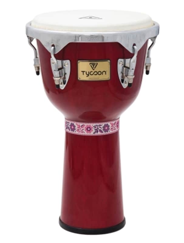 Tycoon Concerto Series Red Djembe 12" image 1