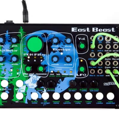 Cre8audio East Beast Desktop Modular Analog Synthesizer image 1
