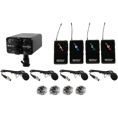 VocoPro FIELD-QUAD-B Portable 4 Lavalier Field/Camera-Mountable Wireless Microphone System, 902-927.2mHz Regular Band 9 image 7