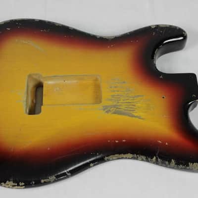 MJT Official Custom Order Aged Nitro Guitar Body by Mark Jenny Reverse Trem VTS Sunburst image 6
