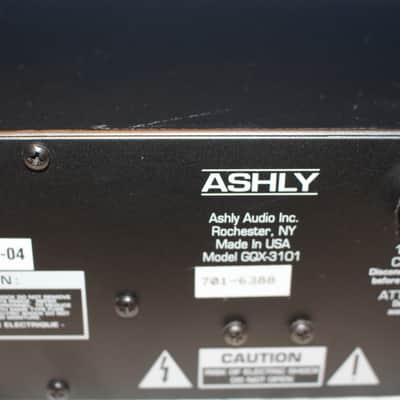 Ashly GQX Series model 3101 Third Octave 31-Band Graphic Equalizer GQX-3101 image 8