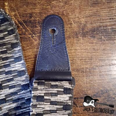 Levy's Leathers Woven/Poly Guitar Strap *USED* (2010s - Black/Grey) image 3
