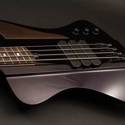 Dingwall D-Bird 2017 Candy Purple 4-String Bass Guitar With Mono Gig-Bag, Pre-Order image 4