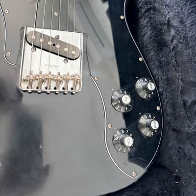 Fender American Vintage '72 Telecaster Custom with Maple Fretboard 2010s - Black image 3