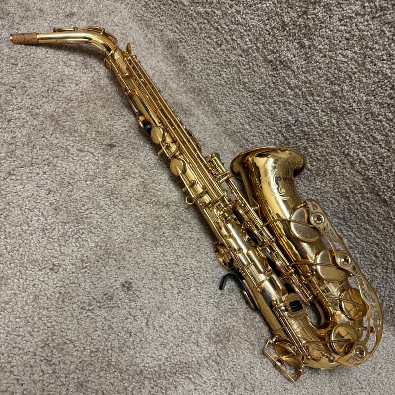 Yamaha YAS-62 MIJ Alto Saxophone Purple Logo W/ Case image 1