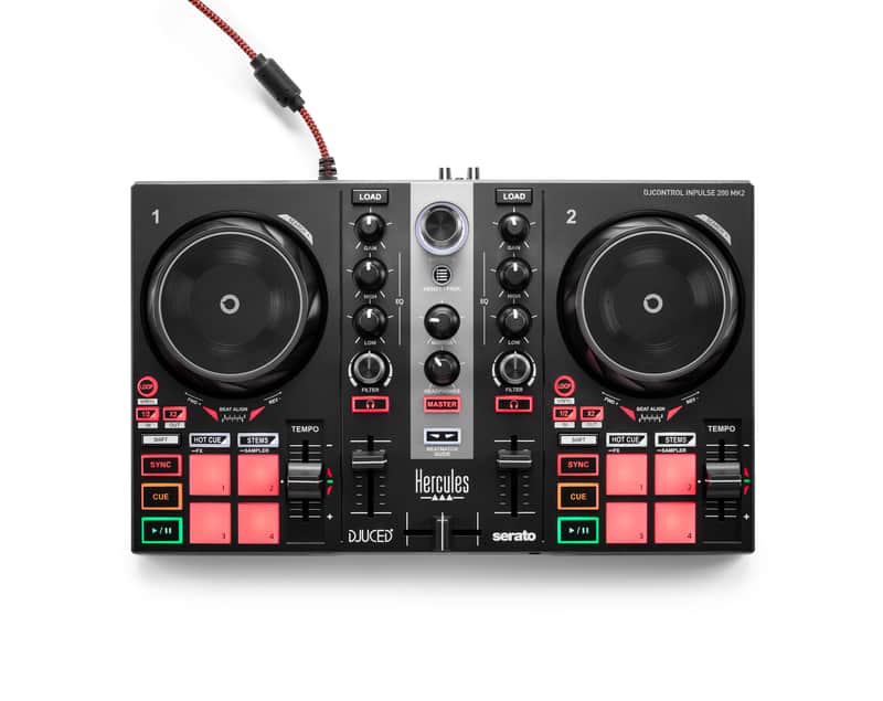 Hercules DJ Control Inpulse 200 MK2 New - BLACK image 1