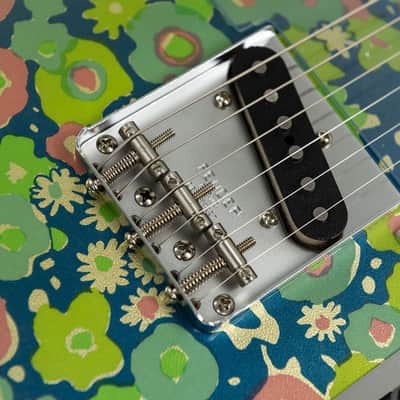 Fender Custom Shop Custom Vintage Custom 68 Telecaster NOS Blue Flower - NOS Blue Flower image 10