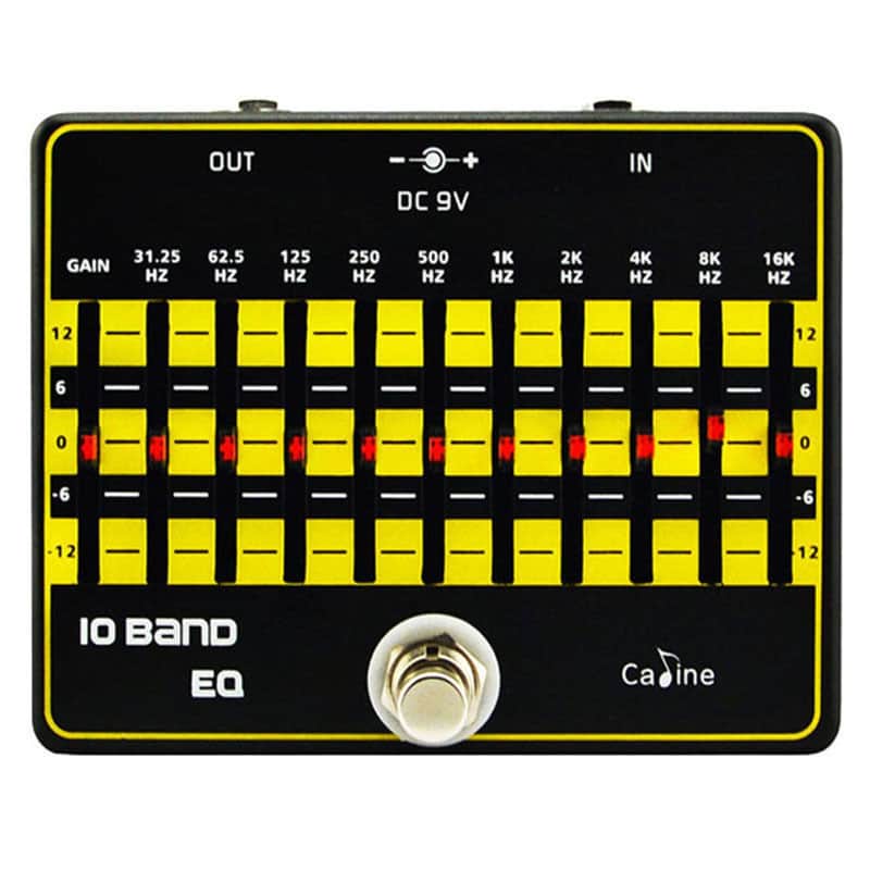 Caline CP-24 10 Band EQ Guitar or Bass Effect Pedal True Bypass Fast US Ship image 1
