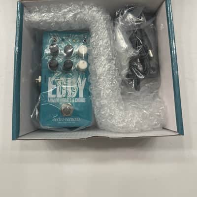 Electro Harmonix Eddy Analog Chorus & Vibrato Guitar Effect Pedal + Box & PSU image 1