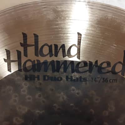 Sabian 14" HH Hand Hammered Duo Hi-Hat Cymbals (Pair) 2002 - 2003 - Natural image 19