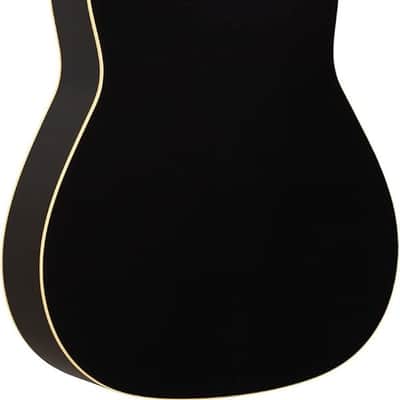Yamaha FGC-TA TransAcoustic Dreadnought Cutaway Acoustic-Electric Guitar - Black image 2