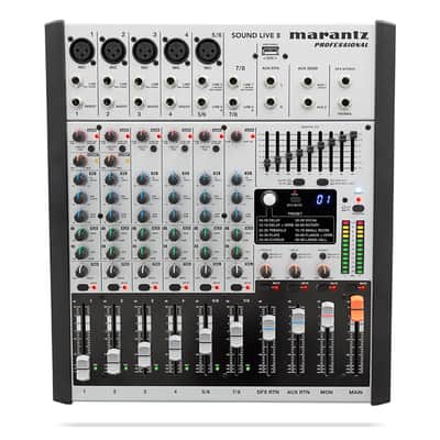 Marantz Pro Sound Live 8 8-Channel / 2-Bus Tabletop Mixer image 1