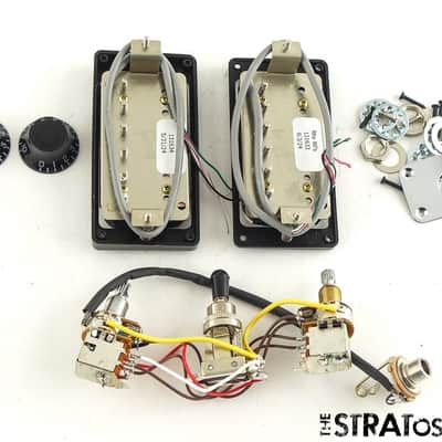 USED Gibson Victory Model, PICKUPS POTS KNOBS JACK 80s Tribute Humbuckers image 2