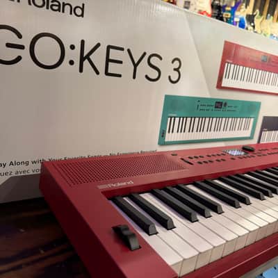 Roland GO:KEYS 3 61-Key Music Creation Keyboard 2024 - Present - Dark Red image 4