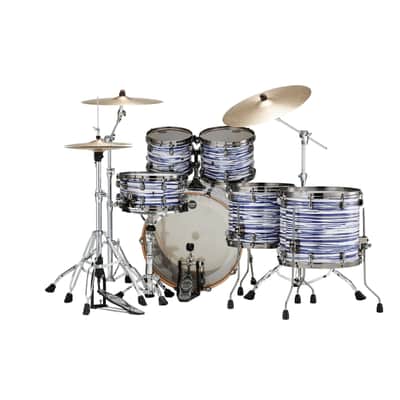 Tama WBR52LBNS-BWO Starclassic Walnut/Birch Blue and White Oyster - Drum Shell Set image 3