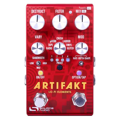 Source Audio SA280 Artifakt Lo-Fi Elements Delay/Reverb Pedal image 1