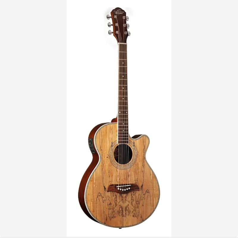 Oscar Schmidt OG10CESM | Concert Acoustic Electric Cutaway. Spalted Maple. New with Full Warranty! image 1
