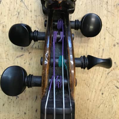 Antique violin Labelled "Jacob Stainer" Lionhead circa 1890 image 5