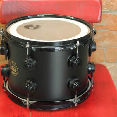 DW Collector's Drum Workshop  - matte black 10x8 rack tom image 2