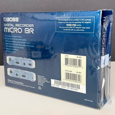 Boss Micro BR Digital Recorder M-BR w/ PSA-120S Power Supply image 16
