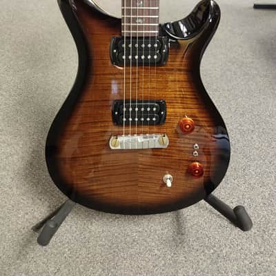 New 2022 PRS Paul Reed Smith SE Paul's Guitar Black Gold Sunburst with PRS SE Gigbag image 1
