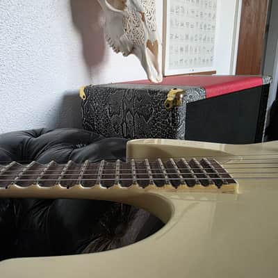 ESP M-1 Custom 1987 M1 Mirage SCALLOPED Owned by major German pro artist Jackson Headstock image 13