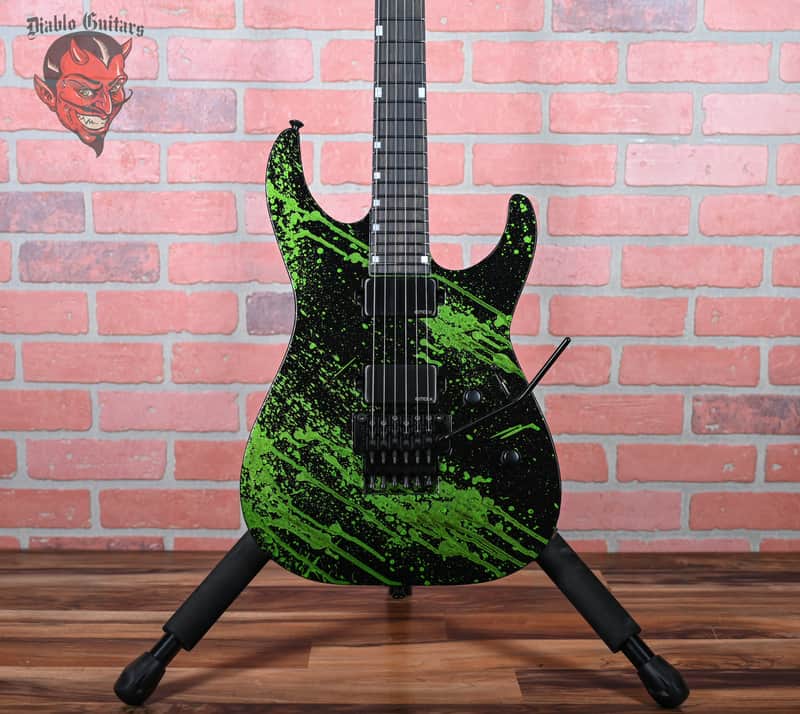ESP USA Custom Shop M-II NTB Alien Blood Splatter 2024 w/OHSC image 1