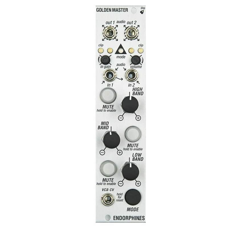 Endorphin.es Golden Master Multi-Band EQ/Compressor/Mid-Side Processing Module (silver) image 1