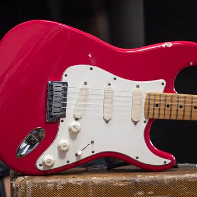 Fender USA Stratocaster Plus 1988 - in Raspberry Razzberry - Like John Mayer's image 1