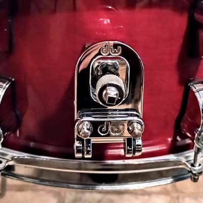PDP CUSTOM  FLOOR SNARE/TOM - CRIMSON RED MAHOGANY LACQUER - FREE SHIP TO CUSA! image 8