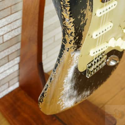 Fender Custom Shop 2025 LTD Roasted Bighead 1966 Stratocaster Super Heavy Relic - Aged Black image 14