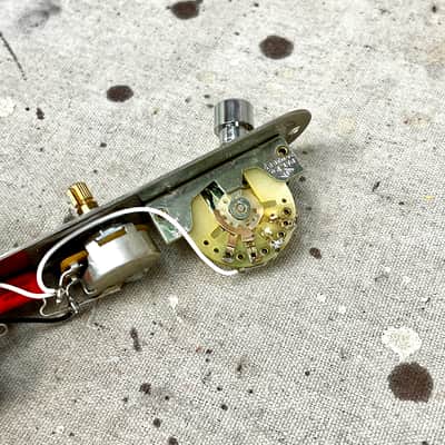 Used Unbranded Aftermarket Telecaster Control Plate and Wiring Harness CTS Pots image 9