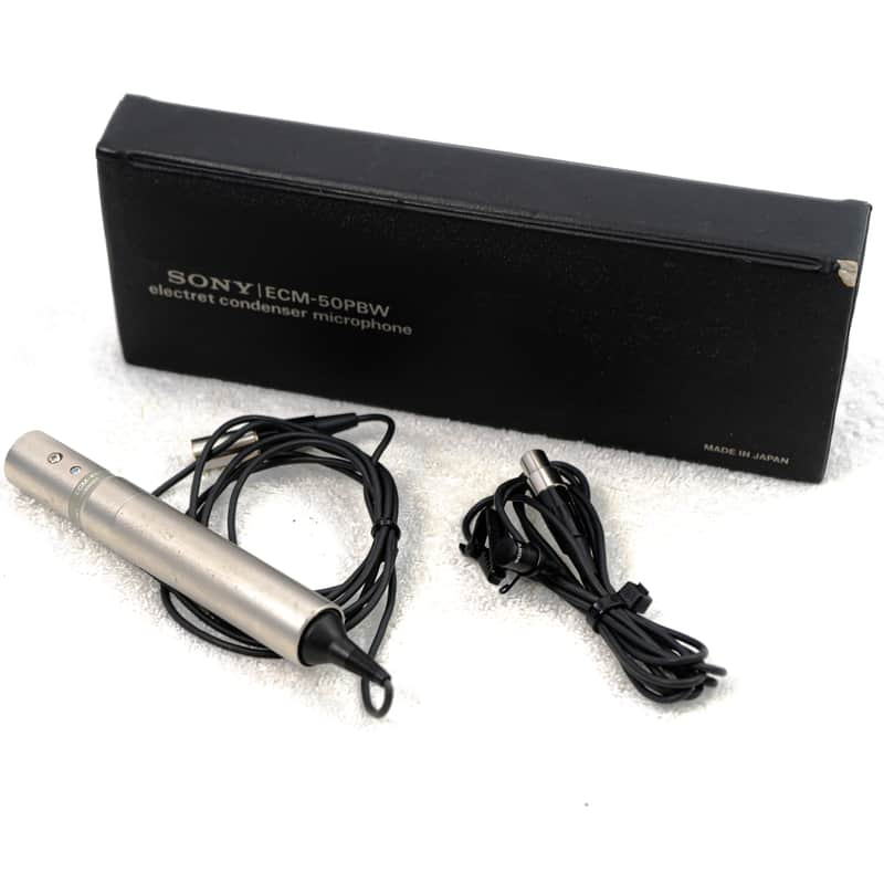Sony ECM44B Lavalier Omni-directional Electret-Condenser Microphone with Case image 1
