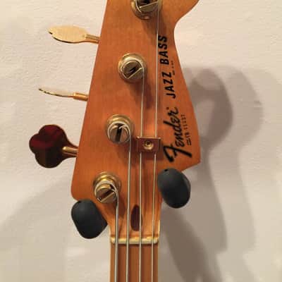 Fender Jazz Bass SPECIAL Shorline Gold Smith Era RARE Bound Maple Neck OHSC 1982 image 9