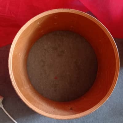 Vintage 1970s/1980s Sonor Phonic 14x10" Tom Shell - 9-Ply German Beech - Red ? image 8